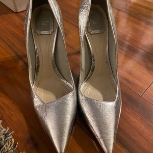 Christian Dior Silver heels